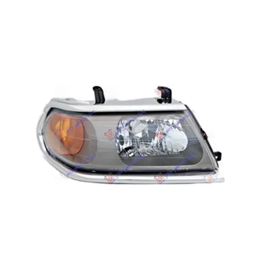 Faruri MITSUBISHI PAJERO SPORT 1 1996->2012 Far (rama cromata) (DEPO) dreapta Perioada 1997 1998 1999 2000 2001 2002 2003