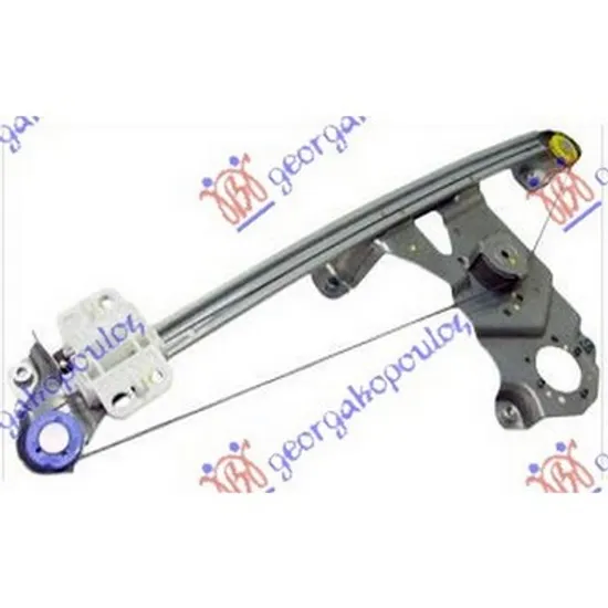 Macara Usa ISUZU D-MAX 1 2002->2012 Macara usa spate electrica (fara motor) dreapta Perioada 2002 2003 2004 2005 2006 2007 2008 2009 2010 2011 2012