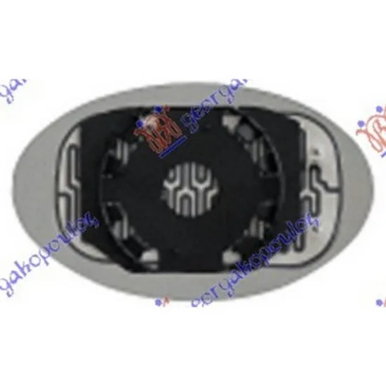 Sticla Oglinda MINI MINI COOPER R50, R53 2001->2006 Geam oglinda exterioara stanga/dr, cu incalzire, cu suport inclus Perioada 2001 2002 2003 2004 2005 2006