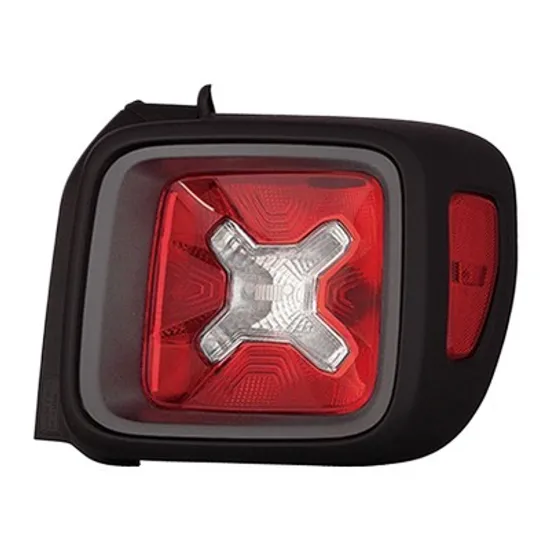 Lampa stop spate dreapta JEEP RENEGADE 2014->2021 perioada 2014 2015 2016 2017 2018 2019 , gri inchis, fumuriu, semnal galben transparent, pentru Trailhawk