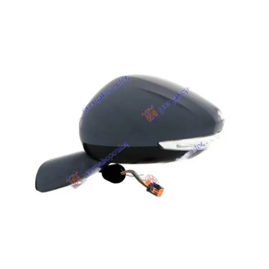 Oglinda CITROEN C4 Picasso 2 2013-> Oglinda exterioara electrica cu incalzire cu rabatare electrica pentru vopsit (cu semnal si lampa inferioara stanga, Perioada 2014 2015 2016 2017 2018