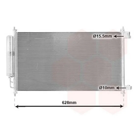 Radiator Aer Conditionat NISSAN VANETTE 2003->2017 Radiator aer conditionat 1 6i16V 61x34,2x1,6 Perioada 2011 2012 2013 2014 2015 2016 2017