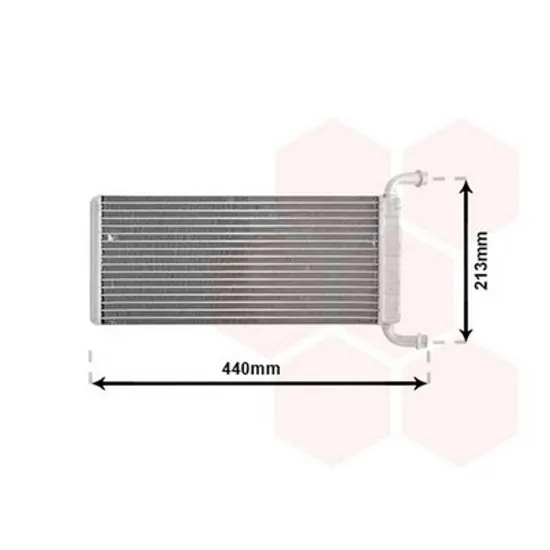 Radiator Incalzire MERCEDES VITO W639 2003-> Calorifer (BR) (360x170x26) Perioada 2003 2004 2005 2006 2007 2008 2009 2010 2011 2012 2013 2014 2015