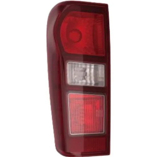 Lampa stop spate stanga ISUZU D-MAX 2 2012->2018 perioada 2012 2013 2014 2015 2016 2017 pana la an de fabricatie 2017, fumuriu, semnal alb, cu lampa de ceata, cu bec P21/5W, cu bec P21W, cu bec PY21W