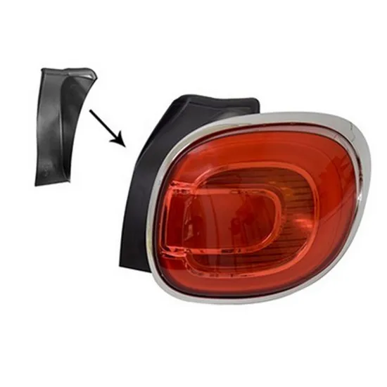 Stop Spate FIAT 500L 2012-> Lampa spate (TREKKING) (originala) dreapta, Perioada 2012 2013 2014 2015 2016 2017 2018