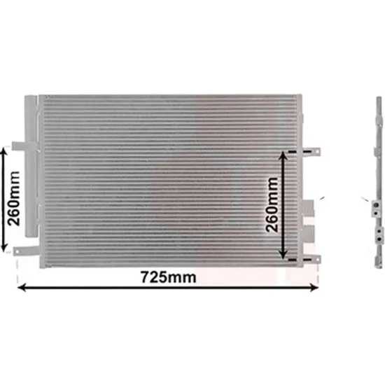 Radiator aer conditionat BMW 6 Cabriolet E64 2004->2010 645 Ci 245KW 333CP , pentru motor N62 B44 A perioada 2004 2005