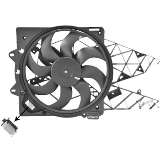 Ventilator motor FIAT DOBLO 263 2010-> pentru 1.6 D Multijet, perioada 2010 2011 2012 2013 2014 2015 2016 2017 2018 2019 2020 2021