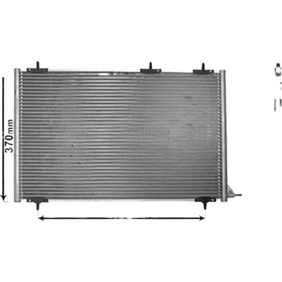 Radiator aer conditionat DACIA DOKKER 2012-> 1.6 LPG 80KW 109CP , pentru motor H4M 740 perioada 2018 2019,2020,2021,2022 2023