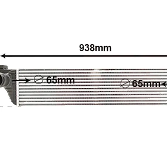 Intercooler RENAULT MASTER 3 2010-> pentru 2.3 dCi 100 RWD , perioada 2010 2011 2012 2013 2014 2015