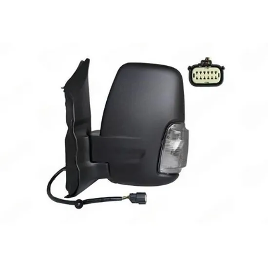 Oglinda FORD TRANSIT 2019-> Oglinda exterioara electrica cu incalzire scurt (cu semnal) (cu lampa pozitie 16W) STANGA Perioada 2019 2020 2021 2022 2023 2024