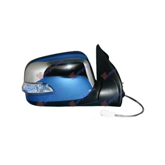 Oglinda ISUZU D-MAX 1 2002->2012 Oglinda exter dreapta electrica cromata cu semnal (D-Max 02-07) Perioada 2002 2003 2004 2005 2006 2007