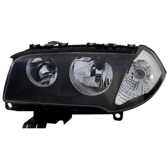 Far stanga BMW X3 E83 2003->2011 perioada 2003 2004 2005 2006 cu motor reglaj, semnal alb, cu reglaj electric, cu bec H7/H7