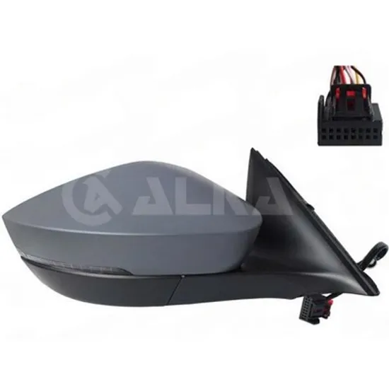 Oglinda SKODA OCTAVIA 4 2020-> Oglinda exterioara electrica cu incalzire cu rabatare electrica pentru vopsit (cu semnal) (8 PIN) DREAPTA Perioada 2020 2021 2022 2023 2024 2025