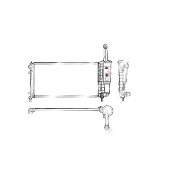 Radiator Motor LANCIA YPSILON 2003->2011 Radiator 1.2 8/16V +/-A/C 58x31,5 TYPE DENSO Perioada 2003 2004 2005 2006 2007 2008 2009 2010