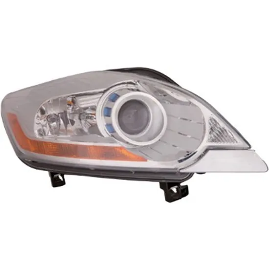 Far dreapta FORD KUGA 1 2008->2012 perioada 2009 2010 2011 2012 de la an de fabricatie 2012, cu motor reglaj, semnal galben, cu reglaj electric, pentru vehicule cu sistem de spalare far, cu bec H7/H7,