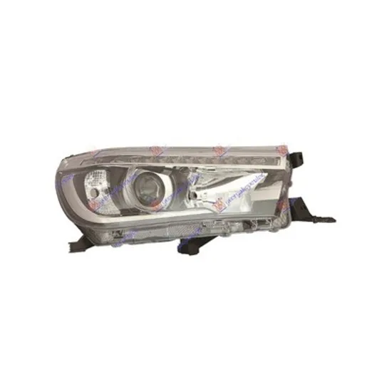 Faruri TOYOTA HILUX 8 2015-> Far reglaj electric (HB3) cu daylight LED (E) (TYC) dreapta Perioada 2015 2016 2017 2018 2019 2020 2021