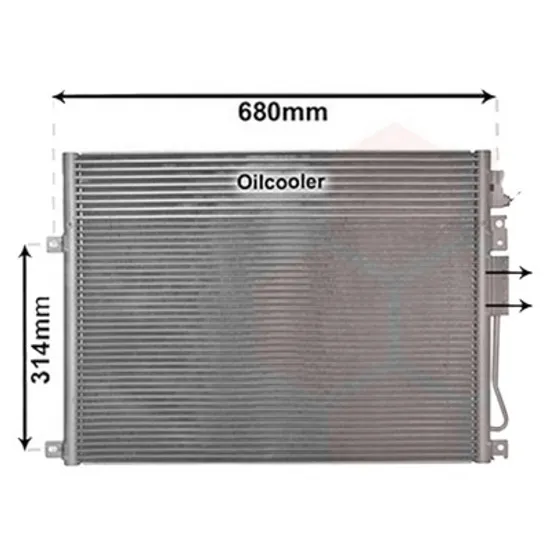 Radiator aer conditionat VW JETTA 6 2010->, BEETLE 2011->2019 pentru 2.0 TSI, perioada 2010 2011 2012 2013 2014 2015 2016 2017 2018 2019