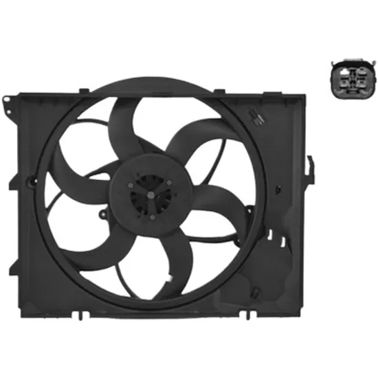 Ventilator motor BMW 1 E87 2004->2011 120 i 115KW 156CP , pentru motor N46 B20 A, N46 B20 B, N46 B20 BD, N46 B20 C, N46 B20 CC perioada 2007 2008 2009 2010 2011