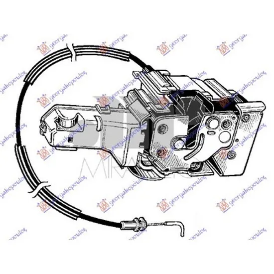 Broasca Usa ALFA ROMEO MITO 2008->2018 Inchizator usa broasca fata pentru inchidere centralizata dreapta, Perioada 2008 2009 2010 2011 2012 2013 2014 2015 2016 2017 2018