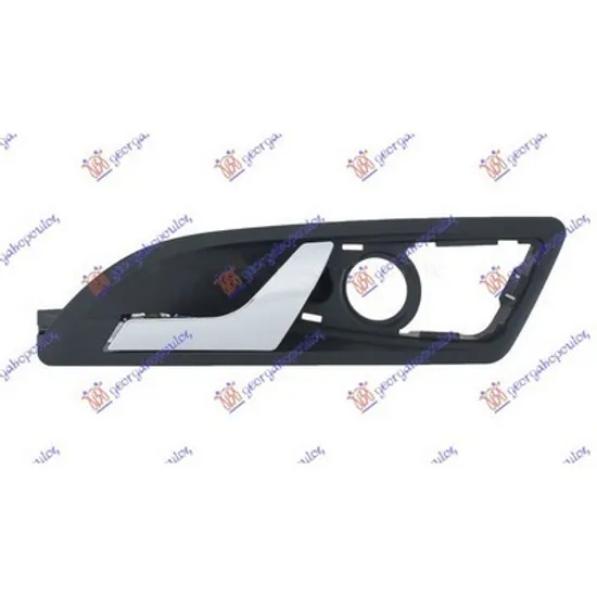 Maner Usa SKODA YETI 2009->2017 Maner usa fata interior cromat/negru stanga Perioada 2009 2010 2011 2012 2013 2014 2015 2016 2017