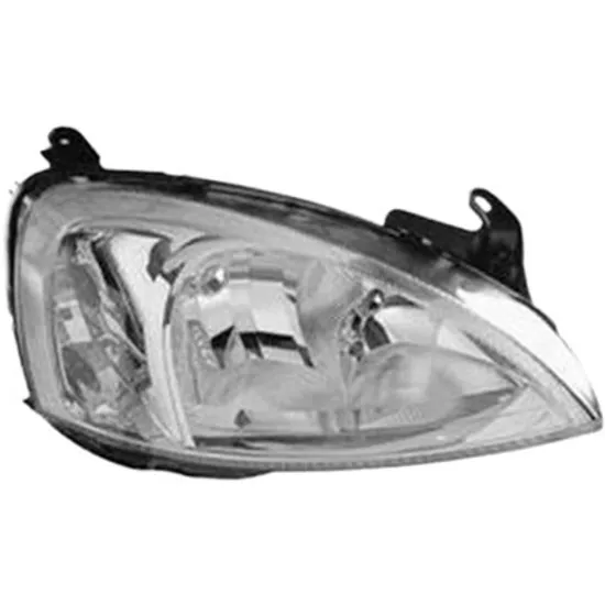 Far dreapta OPEL COMBO 2001->2012 perioada 2001 2002 2003 2004 2005 2006 de la an de fabricatie 10/2002, pana la an de fabricatie 07/2004, cu motor reglaj, semnal transparent, cu reglaj electric, cu bec H7/H7