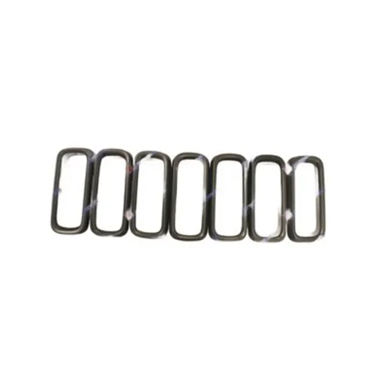 Bandou Grila JEEP RENEGADE 2014->2021 Ornament grila fata gri (SET 7buc) Perioada 2014 2015 2016 2017 2018