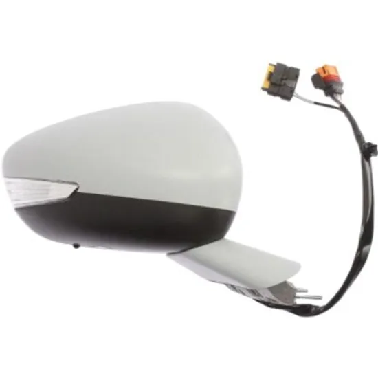 Oglinda exterioara dreapta PEUGEOT 508 1 2010->2018 perioada 2010 2011 2012 2013 2014 2015 2016 2017 2018 pana la an de fabricatie 10/2014, cu semnal, numar pini 12, cu incalzire, cu senzor de temperatura, rabatare electrica, prevopsit partial