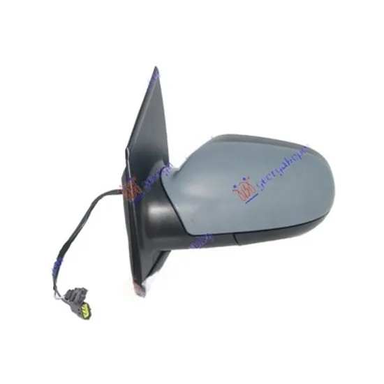 Oglinda VW FOX 2003->2014 Oglinda exterioara exterior electrica cu incalzire pentru vopsit stanga Perioada 2003 2004 2005 2006 2007 2008 2009