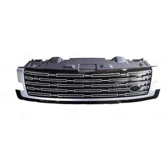Grila Radiator LAND ROVER RANGE ROVER 4 2012-> Grila radiator neagra cu ornament argintiu Perioada 2021 2022 2023 2024 2025