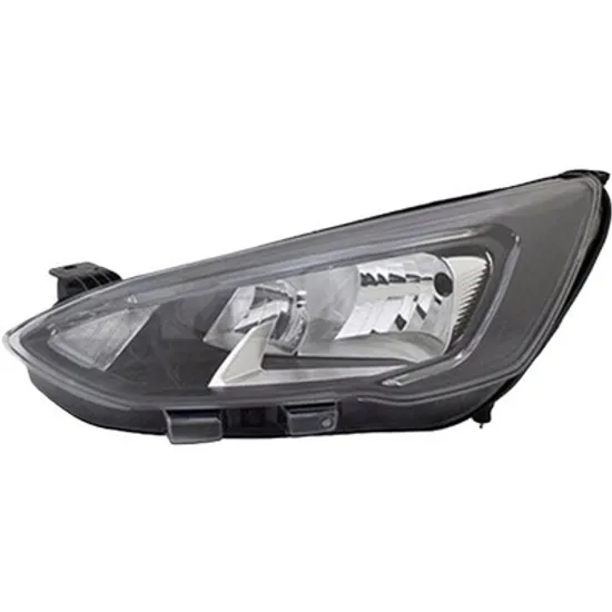 Far stanga FORD FOCUS 4 2018-> perioada 2018 2019 2020 2021 2022 2023 pana la an de fabricatie 2022, cu motor reglaj, fara unitate comanda LED pentru lumini de pozitie, fumuriu, cu reglaj electric, pentru daylight LED, cu bec H1/H7