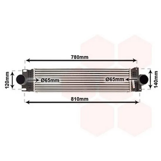 Intercooler FORD GALAXY 2015-> Radiator intercooler 2.0 TDCi motor T8C/T9C Perioada 2015 2016 2017 2018 2019 2020 2021