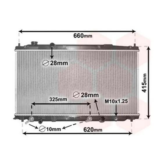 Radiator Motor HONDA JAZZ 3 2007->2014 Radiator apa pentru 1,3 i HYBRID (35x68x16) CV automata Perioada 2008 2009 2010 2011 2012 2013 2014 2015