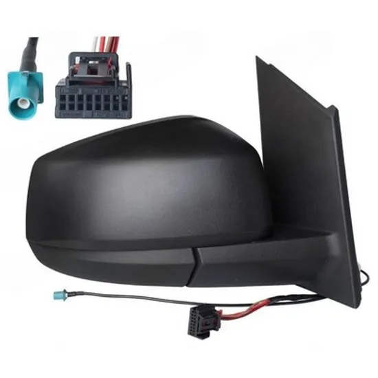 Oglinda VW CADDY 5 2020-> Oglinda exterioara electrica cu incalzire cu rabatare electrica neagra cu antena (8 PIN) DREAPTA Perioada 2020 2021 2022 2023 2024 2025