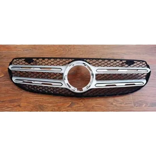 Grila Radiator MERCEDES GLC X253 2015-> Grila radiator completa (argintiu cu ornament cromat) Perioada 2020 2021 2022 2023