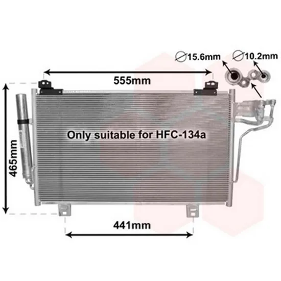 Radiator Aer Conditionat MAZDA 6 GJ 2012-> Radiator aer conditionat benzina/ diesel (65,8x36,8x1,6) Perioada 2013 2014 2015 2016 2017 2018