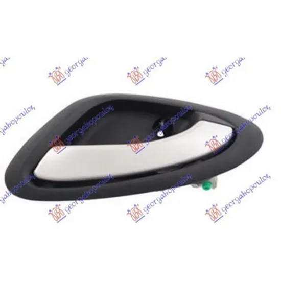 Maner Usa HONDA JAZZ 2 2002->2008 Maner usa fata/spate interior cromat dreapta Perioada 2002 2003 2004 2005 2006 2007 2008