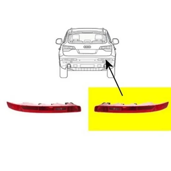 Stop Ceata Spate AUDI Q7 2006->2015 Lampa ceata spate dreapta Perioada 2006 2007 2008 2009
