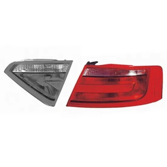 Lampa stop spate dreapta AUDI A5 Cabriolet 8F7 2009->2017, A5 Sportback 8TA 2009->2020 perioada 2009 2010 2011 2012 2013 2014 pana la an de fabricatie 08/2011, semnal transparent, pentru 2/3 usi, exterior
