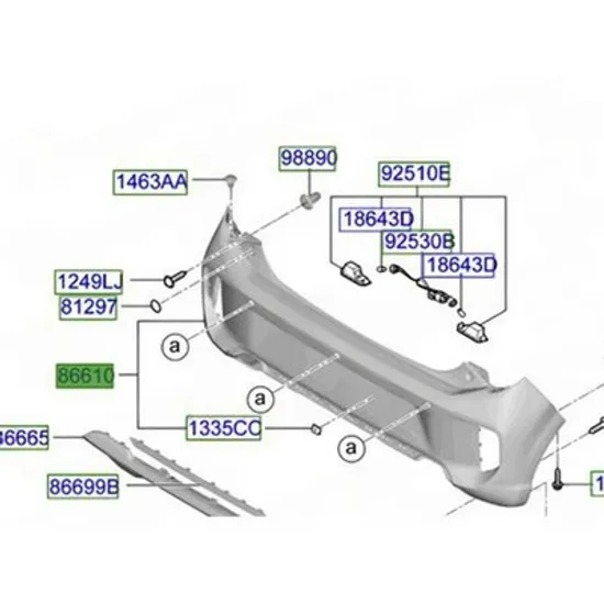 Bara Spate KIA PICANTO 3 2024-> Bara spate (O) Perioada 2024 2025