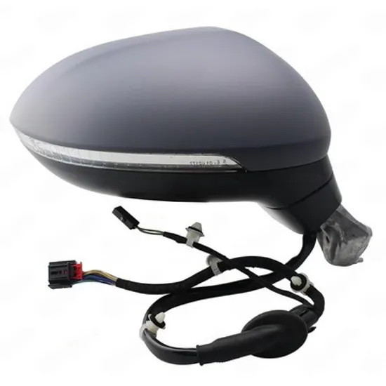 Oglinda VW PASSAT B8 2014-> Oglinda exterioara electrica cu incalzire pentru vopsit (cu semnal si lampa podea si senzor banda) DREAPTA Perioada 2019 2020 2021 2022 2023 2024