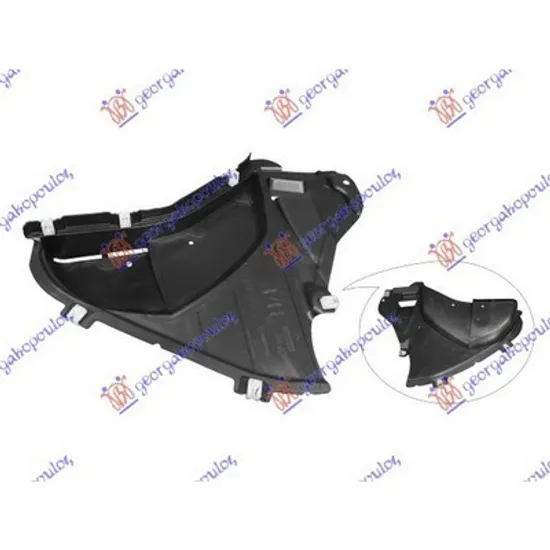 Carenaj fata BMW 5 G30, F90 2016-> Carenaj fata fata inferioara dreapta Perioada 2016 2017 2018 2019 2020 2021 2022