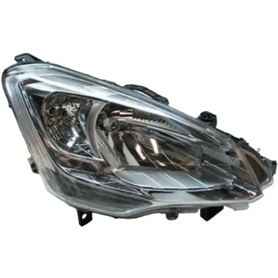 Far dreapta CITROEN BERLINGO B9 2008-> perioada 2010 2011 2012 2013 2014 2015 de la an de fabricatie 2015, de la an de fabricatie 2017, pentru vehicule cu sistem de spalare far, pana la an de fabricatie 2012, pana la an de fabricatie 2017, cu motor reglaj, semnal transparent, cu reglaj electric, cu bec H4