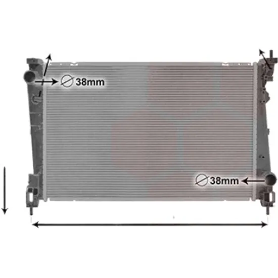 Radiator apa OPEL CORSA D 2006->2014 pentru 1.4, perioada 2012 2013 2014