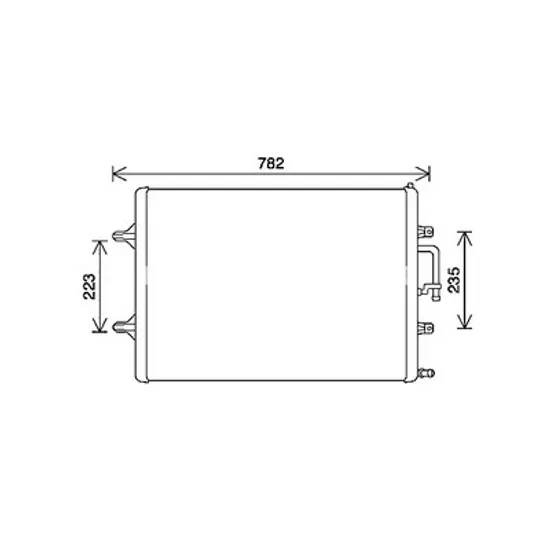 Radiator apa AUDI A7 Sportback 4GA; 4GF 2010->2018 pentru RS7 performance quattro, RS7 quattro, perioada 2015 2016 2017 2018
