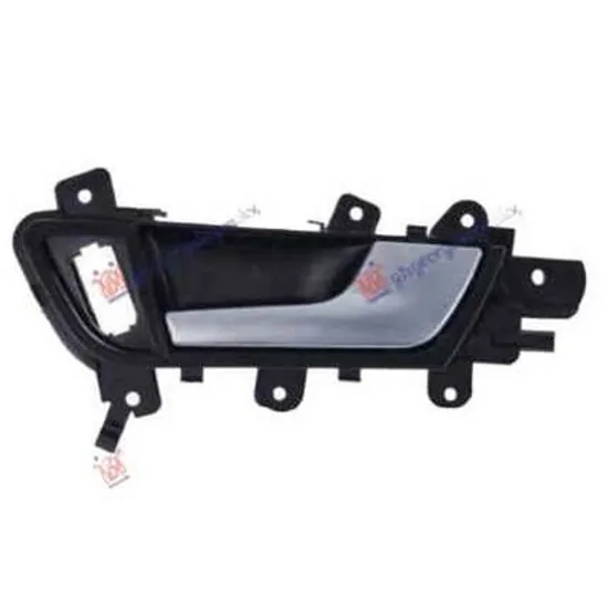 Maner Usa AUDI A4 B8 2007->2015 Maner usa spate interior (argintiu negru) dreapta Perioada 2007 2008 2009 2010 2011 2012 2013 2014 2015