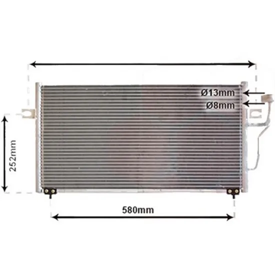 Radiator aer conditionat LEXUS ES 2006->2012 pentru 3.5, perioada 2006 2007 2008 2009 2010 2011 2012