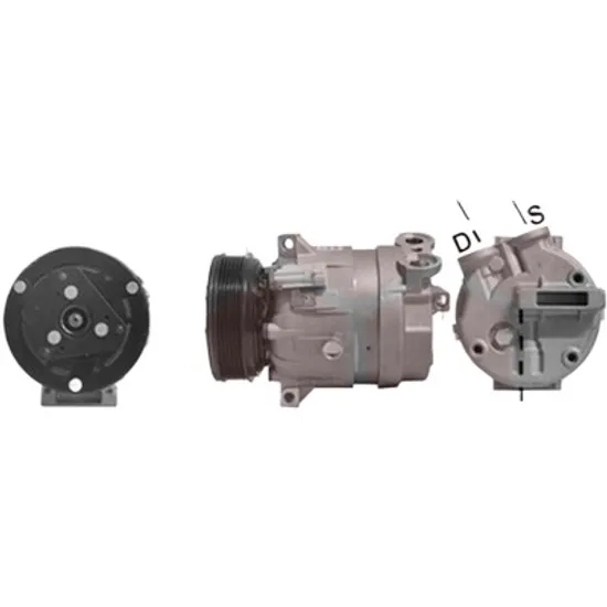 Compresor aer conditionat SAAB 9-3 1998->2002 pentru 2.2 TiD, perioada 1998 1999 2000 2001 2002