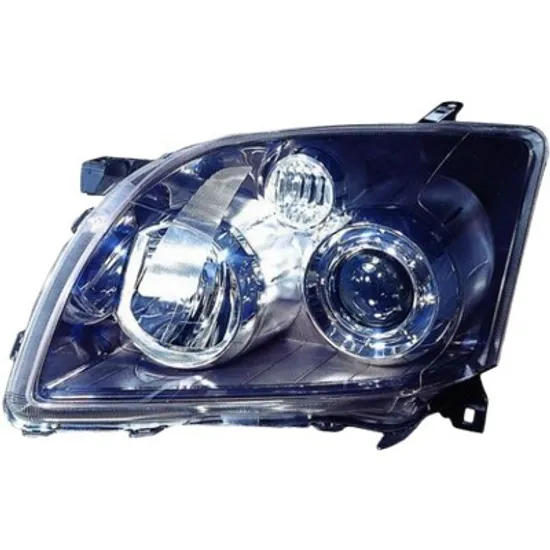 Far dreapta TOYOTA AVENSIS T25 2003->2008 perioada 2003 2004 2005 2006 2007 2008 de la an de fabricatie 07/2006, fara motor, cu semnal, reglaj electric, cu bec H7/H1