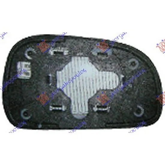 Sticla Oglinda HYUNDAI SANTA FE 2 2005->2012 Geam oglinda stanga cu incalzire Perioada 2006 2007 2008 2009 2010 2011 2012