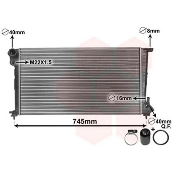Radiator Motor PEUGEOT PARTNER 1996->2010 Radiator apa pentru 1 8 - 1 9cc diesel 67x38 fara aer conditionat Perioada 1996 1997 1998 1999 2000 2001 2002 2003 2004 2005 2006 2007 2008